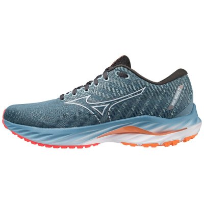 Zapatillas Para Correr Mizuno WAVE Inspire 19 Hombre - Verdes Azules / Blancos / Naranjas Claro - C